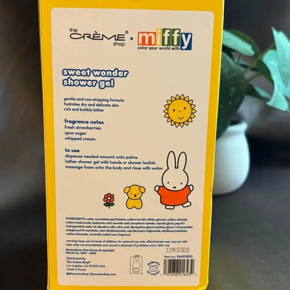 miffy White Moisturizing Shower Gel - Sweet Wonder